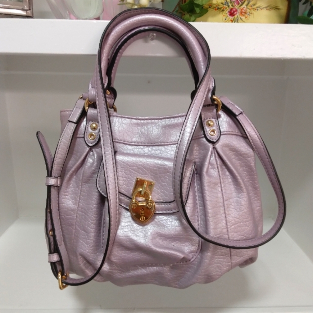 EUC Juicy Couture Purple Metallic Crossbody